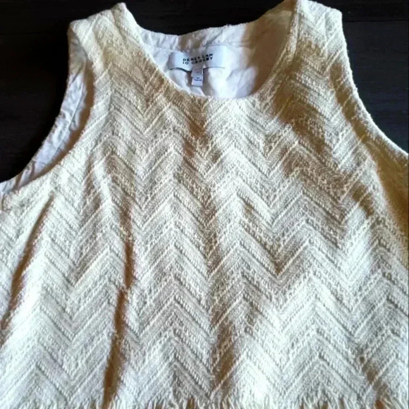 Derek Lam 10 Crosby Mixed Media Top - Picture 2 of 5